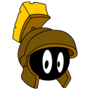 marvin,martian,bronze icon
