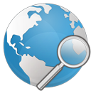 earth, internet, search icon