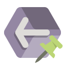 previous,push,pin icon
