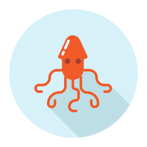 Octopus svg vector icon