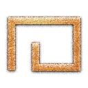 reed,shelter,embossed icon