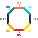 analystic, chart, pie, report svg vector icon