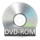 dvd, rom icon