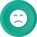 depression, frown, sad, upset svg vector icon