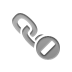 link,cancel icon