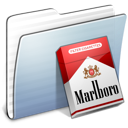 graphite,stripped,folder,marlboro icon