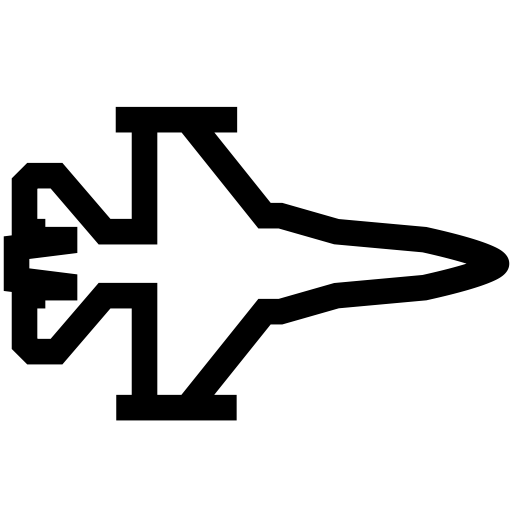 Fighter Jet svg vector icon