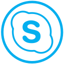 skype svg vector icon