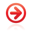 frame, navigation, red, right icon