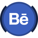behance, portfolio, social media icon