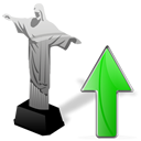 cristoredentor,cristoredentor up,up,ascend,rise,ascending,upload,increase icon