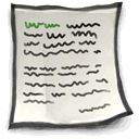 text,clipping icon