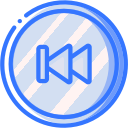 audio, backward, media, media player, music, skip, video player svg vector icon