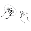 anchor, gestureworks, scale icon