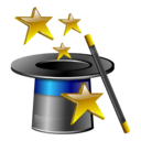 hat, magic, wizard icon