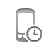 mobile,clock icon