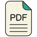 document, file, generic file, illustrator, pdf, vector format svg vector icon