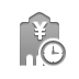 bank,yen,clock icon