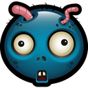 avatar, dead, man, person, walking, worm, zombie icon