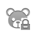 teddy,bear,lock icon