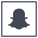 logo, media, snapchat, social svg vector icon