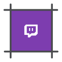game, game tv, gamer, live game, tv, twitch svg vector icon
