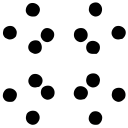 dots, media, social svg vector icon