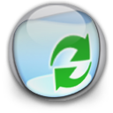 recycle,empty,orb,blank icon