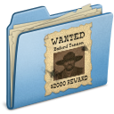 blue,wanted icon
