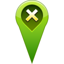 location, pin, remove icon