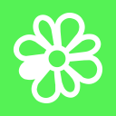 icq, messenger svg vector icon