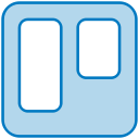 line, social, transparent, trello svg vector icon