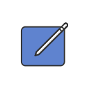 create, edit, pencil, post svg vector icon