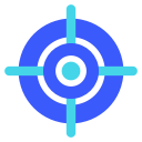 arrow, focus, goal, target svg vector icon