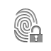 fingerprint,lock,open icon