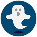 ghost, halloween svg vector icon