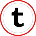 brand, logo, media, social, tumblr svg vector icon