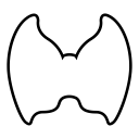 organs, thyroid svg vector icon