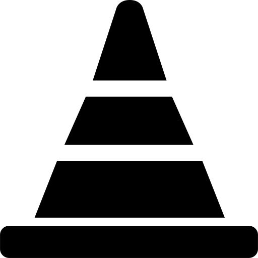 Cone svg vector icon