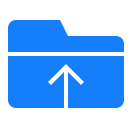 folder, upload svg vector icon
