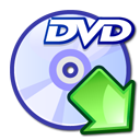 dvd, mount icon