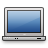 laptop, white icon