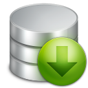 download,database,db,descending,fall,decrease,down,descend icon