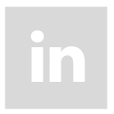 gray, linkedin, square svg vector icon