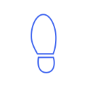 feet, foot, footprint, human, login, quest, step svg vector icon