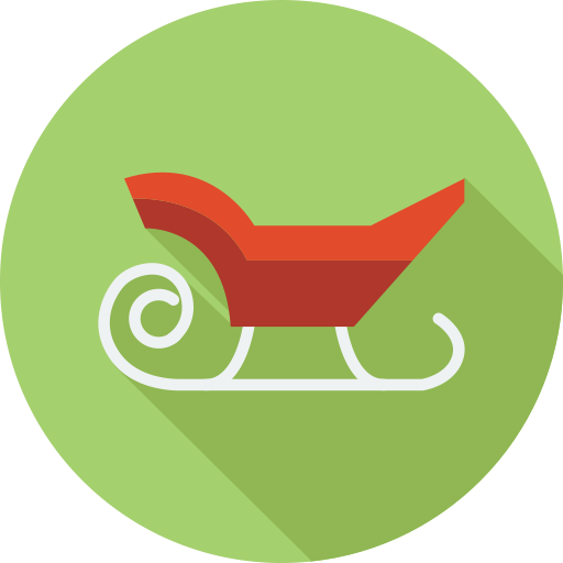 Sled svg vector icon