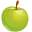 apple, food, fruit, green, healthy, organic icon