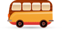 bus, car, transportation, van, vehicle icon