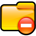 folder,delete,del,remove icon