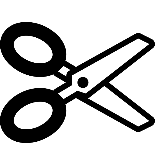Cut svg vector icon